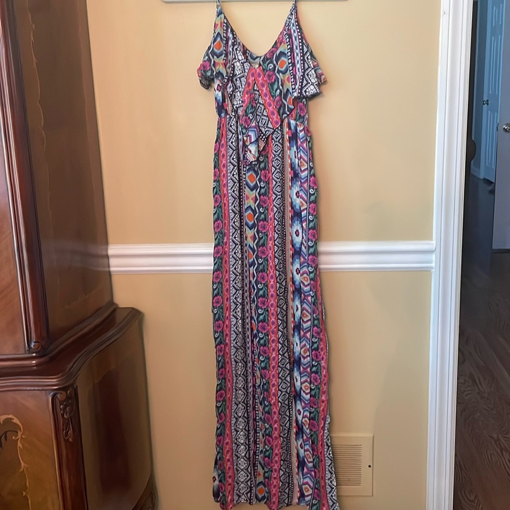 Multi colored maxi dress